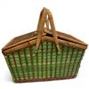 Image 1 : Wicker Picnic Basket with Contents (Sewing Notions)