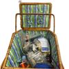 Image 2 : Wicker Picnic Basket with Contents (Sewing Notions)