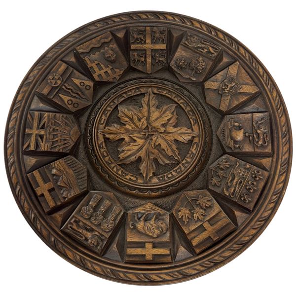 Hand Finished Reproduction of Karl Rothhammer Carving * 14" diameter