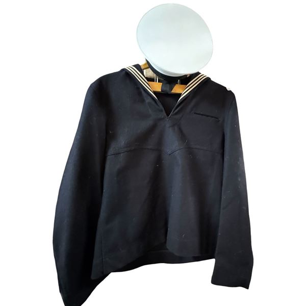 Navy Cracker Jack Wool Shirt with Hat