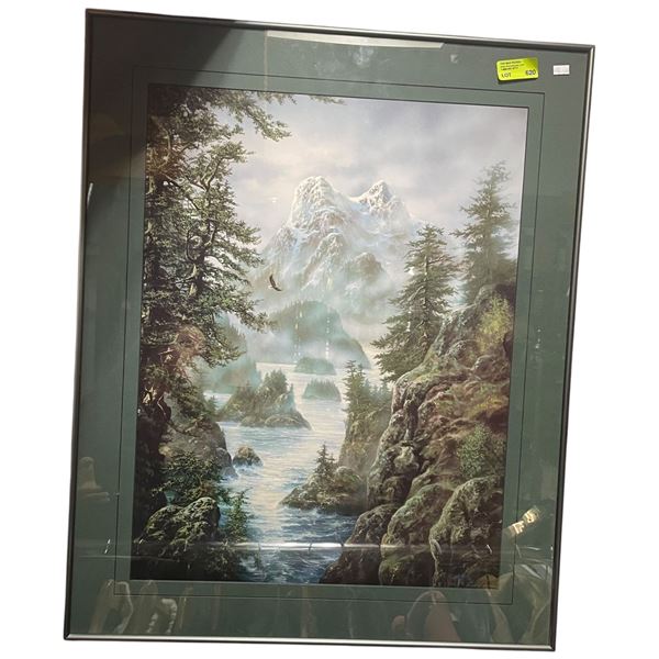Singed Ken Skoda Ltd. Editon Print "Magic of Wilderness"  #962/998 (frame dimensions: 31" x 24")