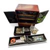 Image 5 : 4 Vintage Asian Design Jewelry Boxes and Contents * The musical jewelry box has its original key (La