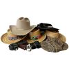 Image 1 : Mallory Hat Box with Smithbilt Size 7, Straw Hats and Others