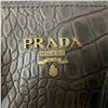 Image 3 : Large Prada Faux Alligator Handbag (Not Authenticated)