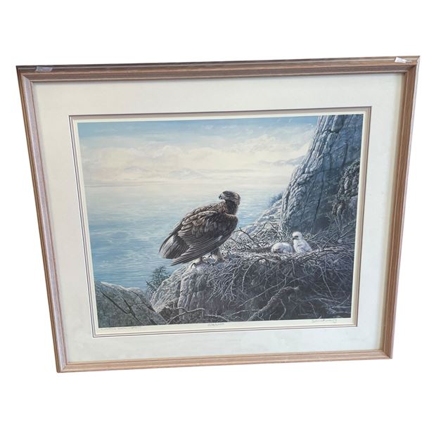 Lisa Calvert Ltd. Edition Print "Sanctuary" #1298/2750 (Triple Matted in a 33" X 28" Frame)