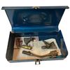 Image 3 : Group of Drawer Pulls, Small Boxes, Shipping Scale and Tools