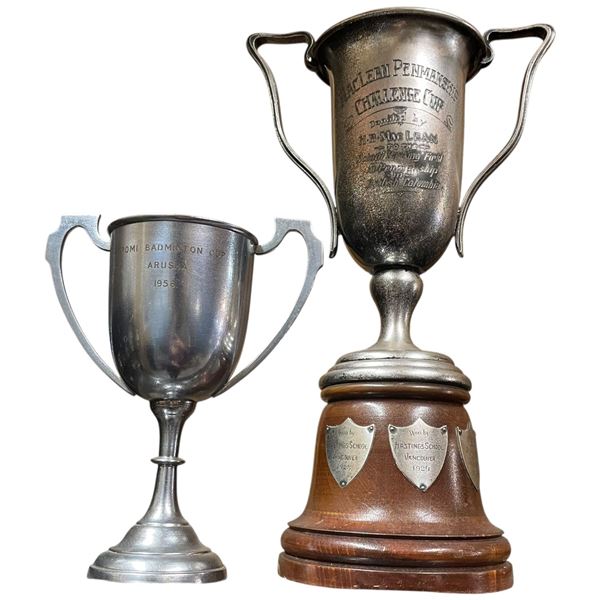 1920s MacLean Penmanship Trophy & 1958 Romi Badminton Cup Arusha