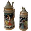 Image 1 : 2 Vintage German Opalescent Steins