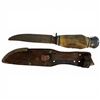 Image 1 : Vintage Knife with Sheath 8 3" blade
