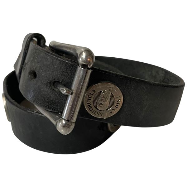 Leather Indian Motorcycle Belt * Size 32 * Preowned