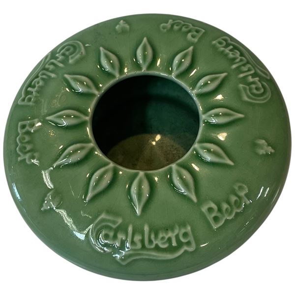 Eslau Denmark Carlsberg Beer Ashtray * 7" diameter
