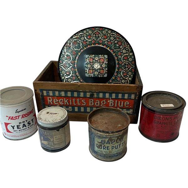Group of Collectible Tins and Boxes