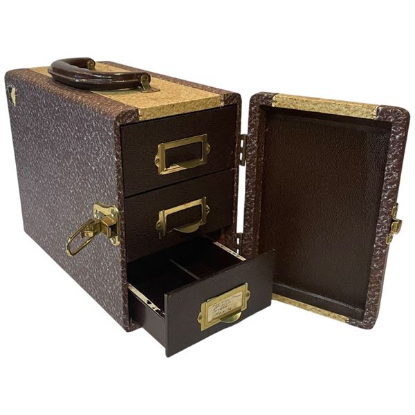 1950s Barnett & Jaffe Baja 35mm Photographic Slide Case