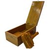 Image 1 : Order of the Eastern Star Masonic Logo Box with Wood Gavel with Inscription