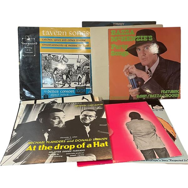 9 Vintage Vinyl LP Records