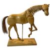 Image 1 : Articulated Wood Horse Model (4" X 9" X 13" Tall)