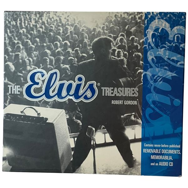The Elvis Treasures by Robert Gordon (Book with removable documents, memorabilia and an Audio CD)