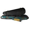 Image 2 : Wood Violin Case with Stamped Design & Blue Glaze