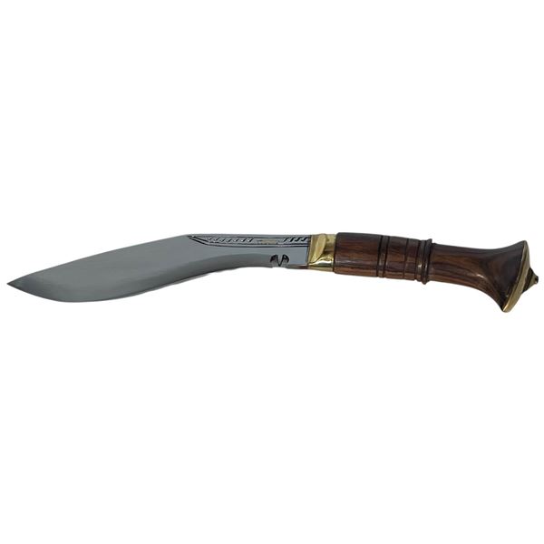Wood Handled Kukri Gurkha Knife wit 6" Blade