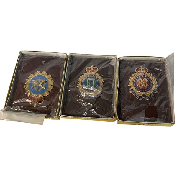 3 Canadian Armed Forces Military Cap Badges