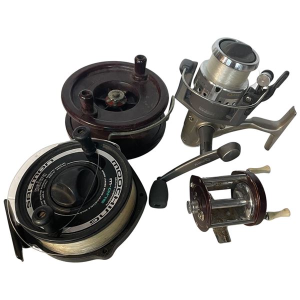 4 Fishing Reels * Featuring the Daiwa Salmon Mooching Reel