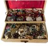 Image 2 : Vintage Jewelry Box Full of Jewelry & the Occasional Trinket