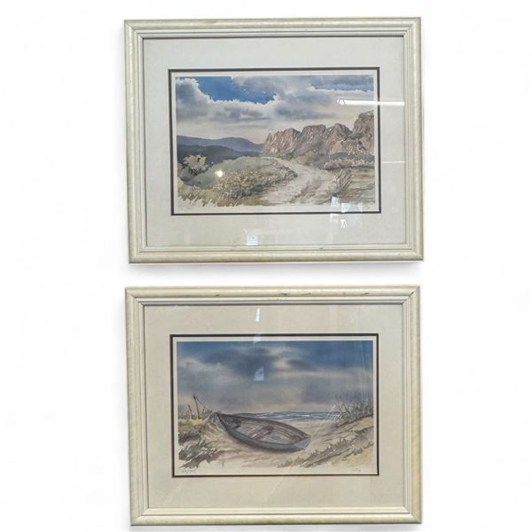 2 Greg Fry Ltd. Editon Prints #1735 & #743/2975 (Each print is double matted in a 18" x 23" frame)