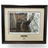 Image 1 : Robert Bateman Ltd. Edition Print "On The Edge - Tiger" (Triple matted in a 36" x 31" framed)