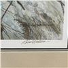 Image 3 : Robert Bateman Ltd. Edition Print "On The Edge - Tiger" (Triple matted in a 36" x 31" framed)