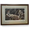 Image 1 : Glenn Olson Ltd. Editon Print "Two Little Guys"  #135/1000  (double matted in a 31" x 24" frame)