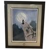 Image 1 : Liz Mitten Ryan Ltd. Edition Print "Spirit of the Wolf" #881/2009 (Triple matted in a 32" x 39" fram