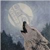 Image 2 : Liz Mitten Ryan Ltd. Edition Print "Spirit of the Wolf" #881/2009 (Triple matted in a 32" x 39" fram