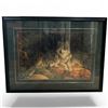 Image 1 : Larry Fanning Framed Print "Soul Mates" (Well matted in a 33" x 42" frame)
