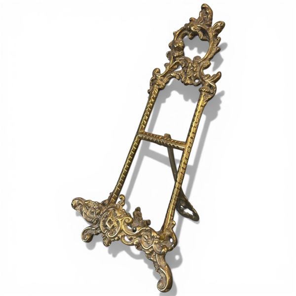 Solid Brass Picture Easel * 5" wide x 11" tall
