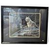 Image 1 : Ruane Manning Framed Print "Shadow in the Night" (Double matted in a 31" x 25" frame)