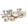 Image 3 : Over 40 Pieces of Royal Albert "Old Country Roses" China and Wine Glasses