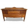 Image 1 : Antique Oak Sideboard Circa: 1900 (21" X 66" X 38" Tall)