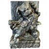 Image 1 : Carved Marble Bookend with Foo Dog * 2" x 5" x 7" tall