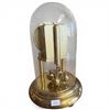 Image 2 : Kienzle West German Brass Anniversary Clock with Glass Dome (10" tall)