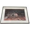 Image 1 : Large Bonnie Marris Framed Print of Wolves (Triple Matted in a 30" X 39" Frame)
