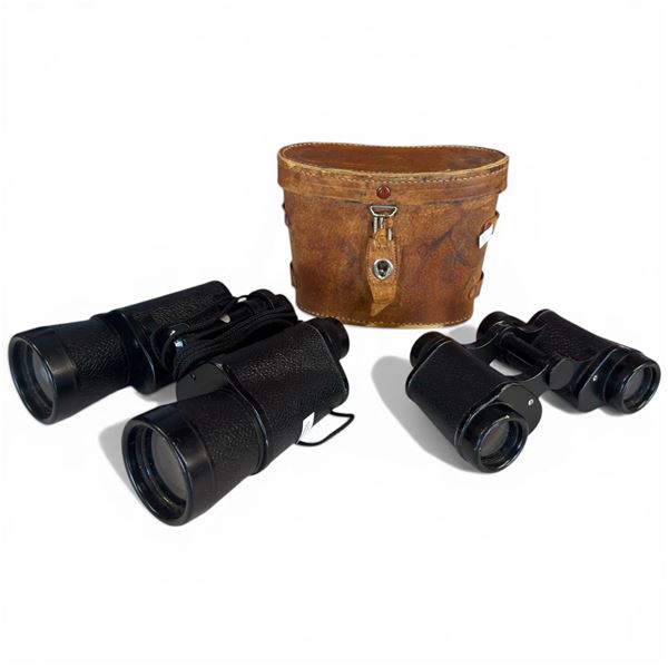 1 Karl Voight 7x50 Binoculars & 1 Frederick Erlich 8x30 Binoculars (Erlich has its case)```
