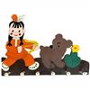 Image 1 : Children's Themed Wood Coat Rack (22" x 15")