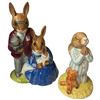 Image 2 : Group of Vintage Dolls & 2 Glazed Ceramic Bunnykins Figurines (Bunnykins Have Their Boxes)