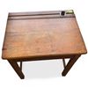 Image 2 : Vintage Oak School Desk & Contents * Replacement Inkwells, Ink Bottles and Chalk