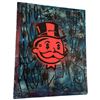 Image 1 : Graffiti Art Monopoly Man Original Art 24x34" Signed JK 2021