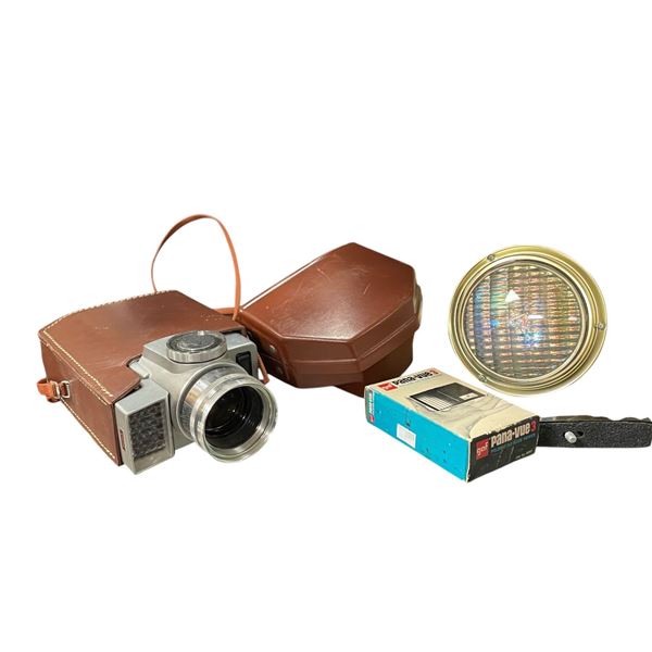 Kodak Zoom 8 Reflex Camera Model 2 and Accessories