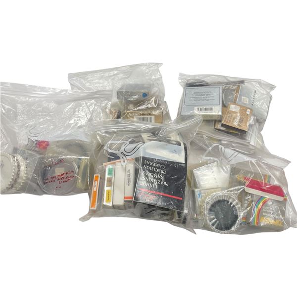 Large Collection of Vintage Camera Lens Filters and More