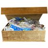 Image 1 : Box Filled with Beads and Jewelry for Jewelry Making