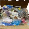 Image 2 : Box Filled with Beads and Jewelry for Jewelry Making