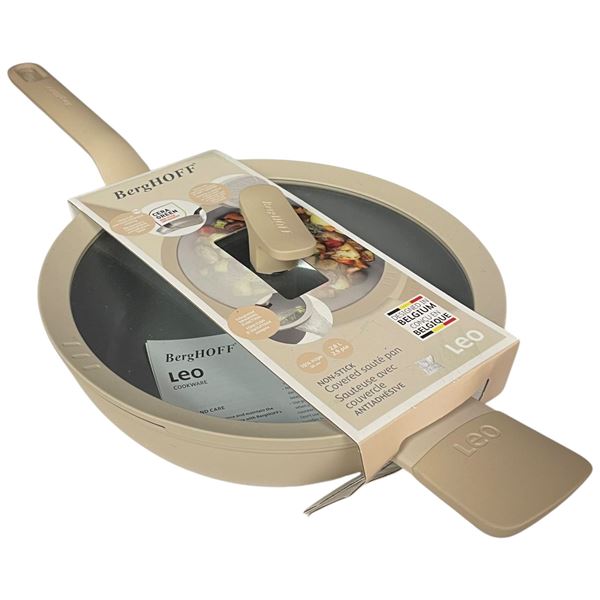 New Old Stock Beghoff Non Stick Saute Pan 10 1/4" Pan 2.8l